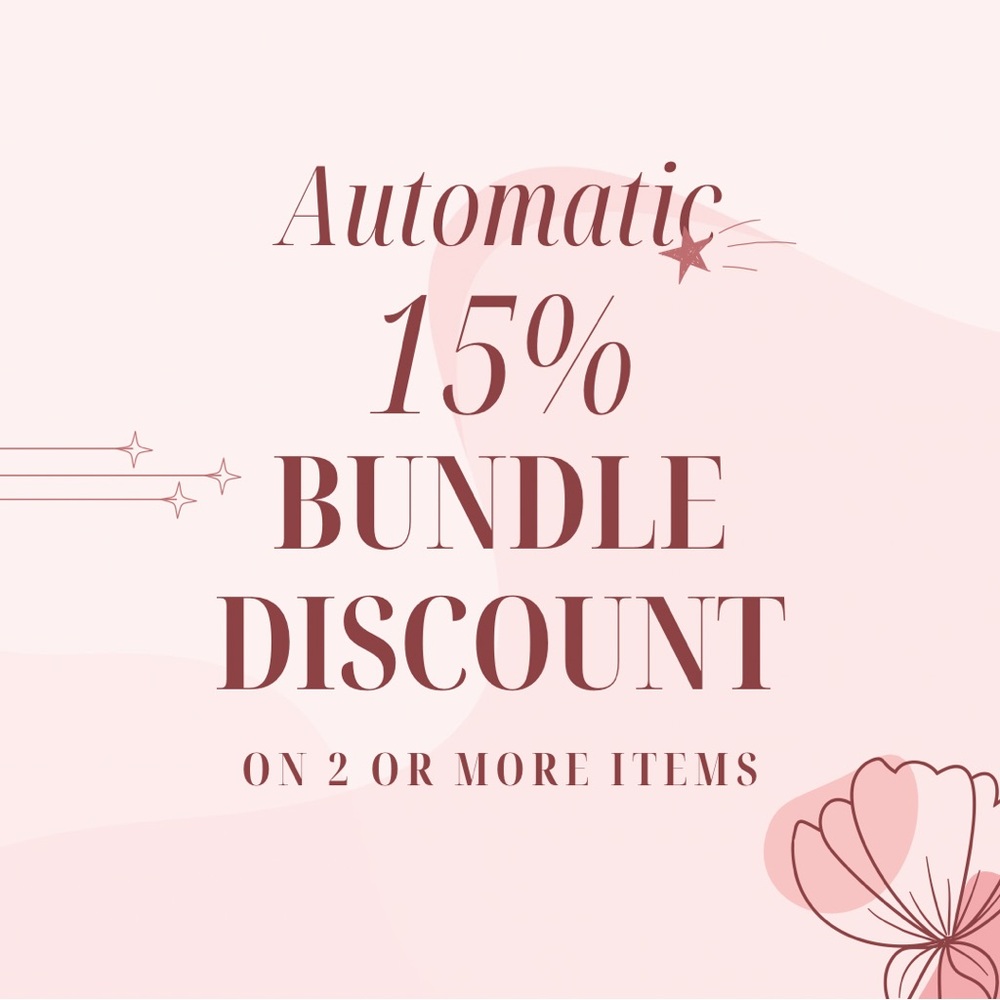 Bundle & Save 15%!